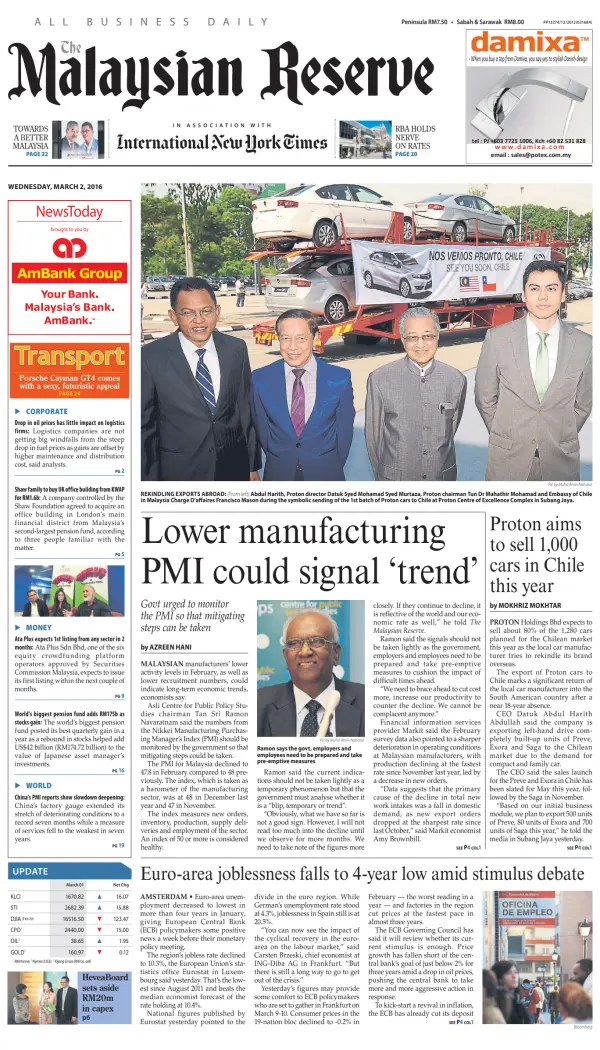 Read full digital edition of The Malaysian Reserve newspaper from Malaysia
